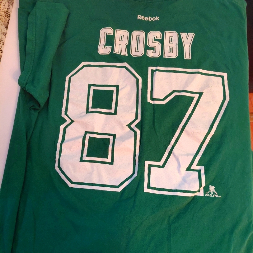 Vintage Reebok Crosby #87 NHL Graphic Tee Collectible Size 2XL Preowned EUC